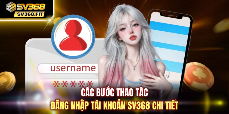 Các bước thao tác đăng nhập tài khoản SV368 chi tiết