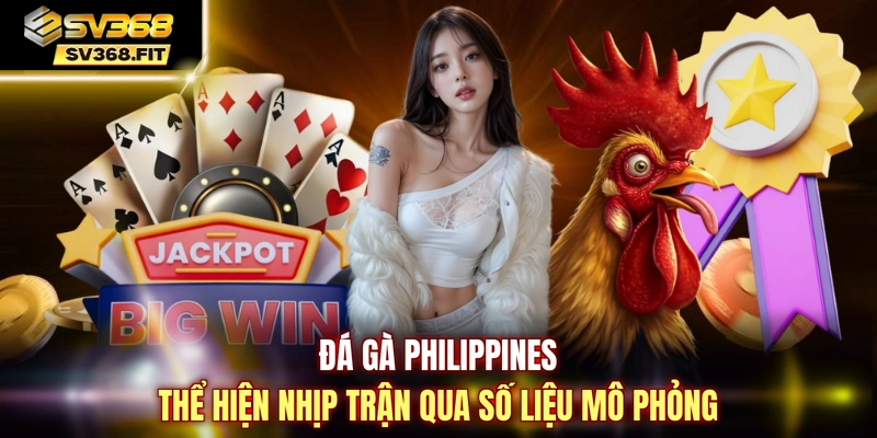 Đá gà Philippines thể hiện nhịp trận qua số liệu mô phỏng