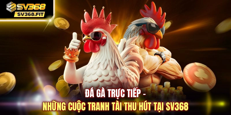 Đá gà trực tiếp - Những cuộc tranh tài thu hút tại SV368