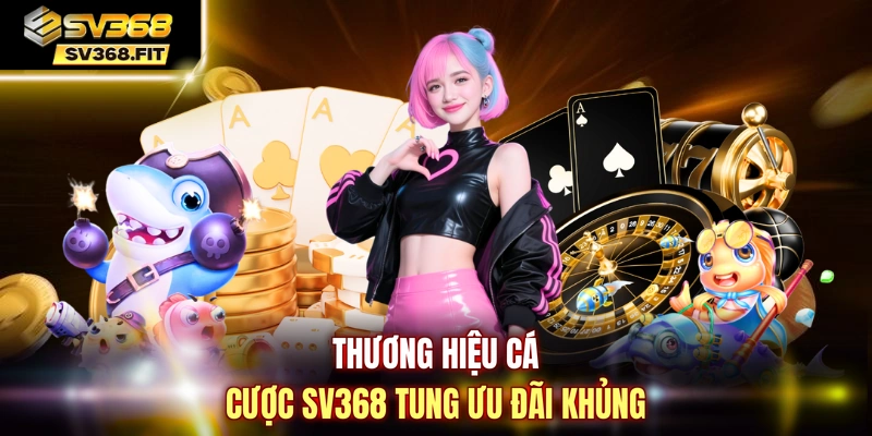 Thương hiệu cá cược SV368 tung ưu đãi khủng